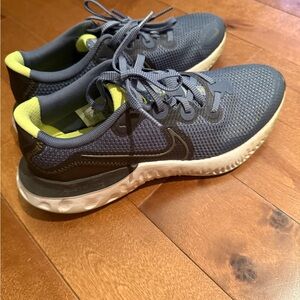 Nike Gray and Yellow Sneakers